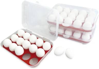 Forma Guardar Ovo Para Geladeira Porta 15 Ovos Com Tampa