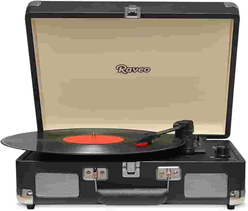 Vitrola Chrome Black com Usb e Bluetooth, Bivolt