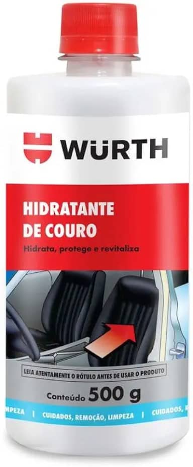 Hidratante para Banco De Couro Automotivo 500g Wurth