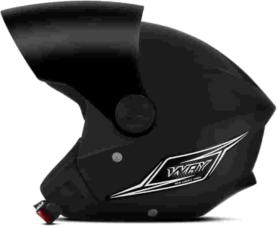 MIXS Capacete Aberto MIXS Way, Viseira Fumê, Preto Fosco, Tam. 56