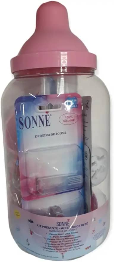 Kit presente bebê, conjunto 8 itens, chá de bebê maternidade.