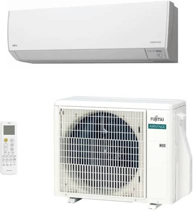 Ar-condicionado Split HW Inverter Fujitsu Airstage Premium 12.000 BTUs R-32 Só Frio 220V