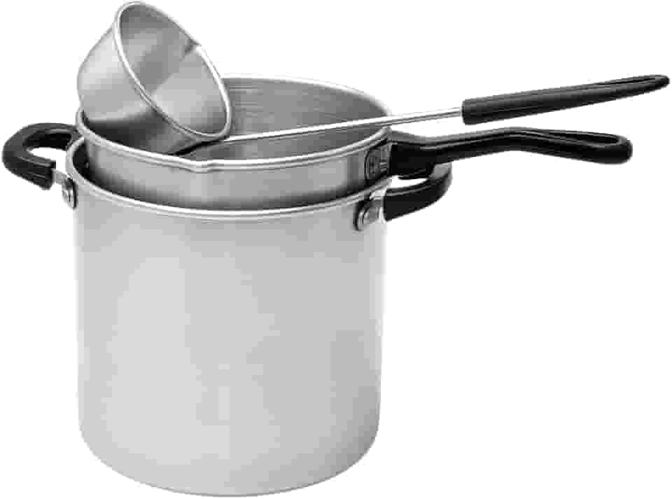 Kit Panela Banho Maria 3 peças em Alumínio Velas Artesanais