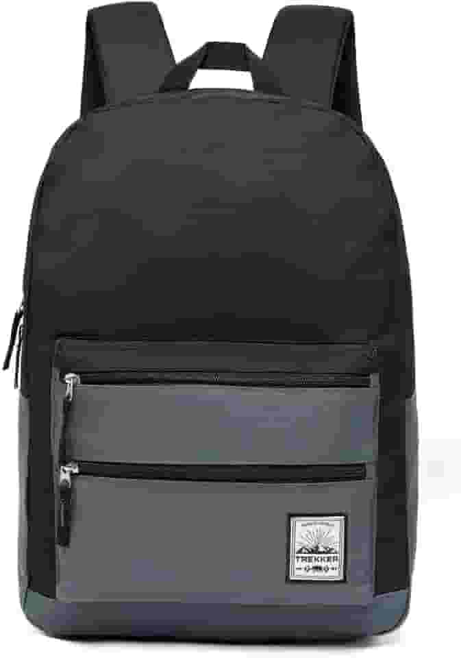 Mochila Trekker Espaçosa Escolar Trabalho Faculdade Dia a Dia Resistente