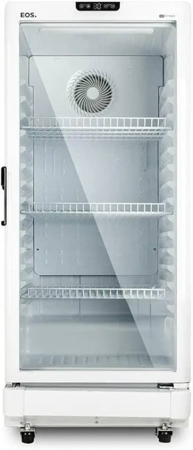 Refrigerador Expositor Vertical Eos 198 Litros Eco Gelo Digital Branco Eev200b 110v