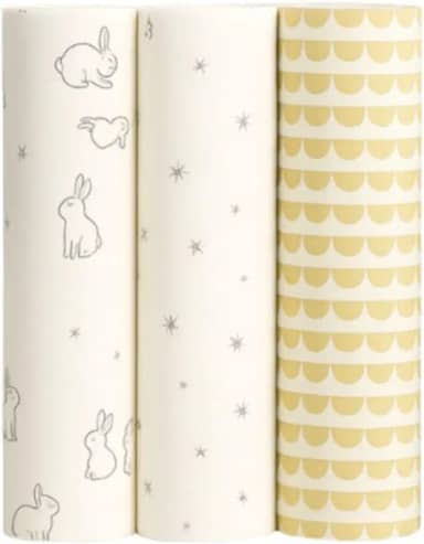 Cueiro Flanelado Dupla Face 80x80cm 100% Algodão Unissex – Macio, Estampado, Confortável p/Bebê Recém-Nascido