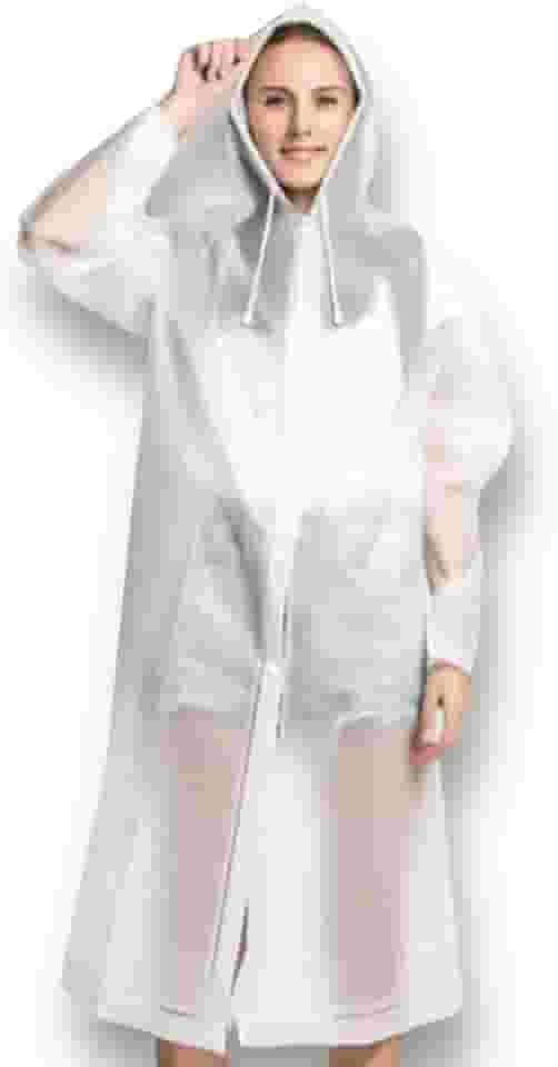 Capa de Chuva Premium Impermeável e Reutilizável: Ideal para Motoqueiros, Passeios e Esportes - Unissex, Resistente e Confortável em EVA - NEXUS MARKET