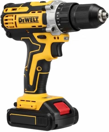 Furadeira Parafusadeira de Impacto 36V com 2 Baterias, Carregador Rápido e Kit 46 Peças – Mandril 13mm, Torque 70Nm, LED e Maleta Profissional