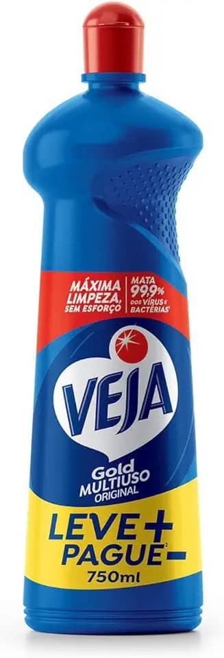Veja Limpador Multiuso Gold Original 750Ml Embalagem Econômica