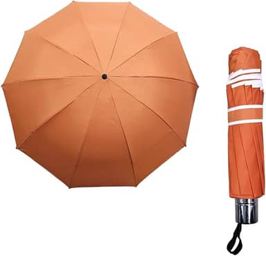Guarda-Chuvas Dobráveis Compáctos Com Hastes Reforçadas Cabe Na Bolsa
