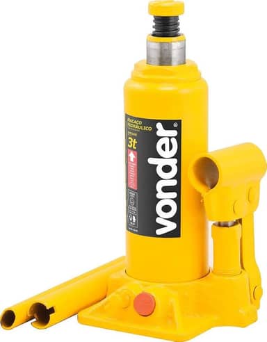 Vonder, Macaco Hidráulico Tipo Garrafa, 3 Toneladas (3 Tf).