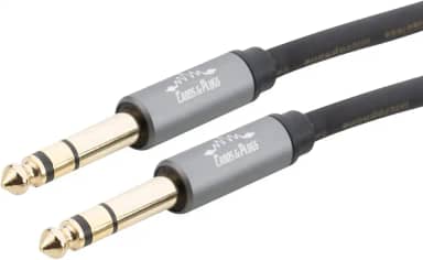 Cabos & Plugs P10 Stereo TRS 6.35mm - P10 Stereo TRS 6.35mm Balanceado (50cm)