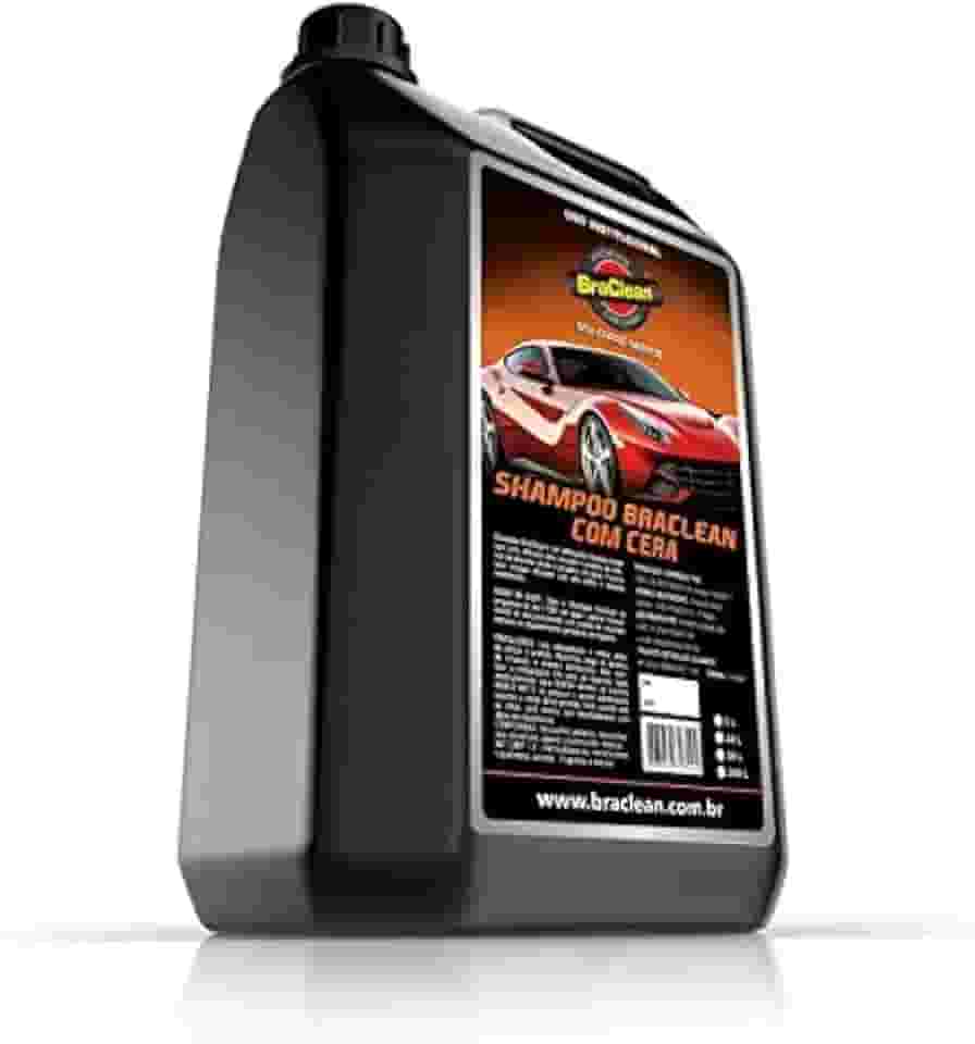 Shampoo Automotivo com Cera, 5 Litros BraClean