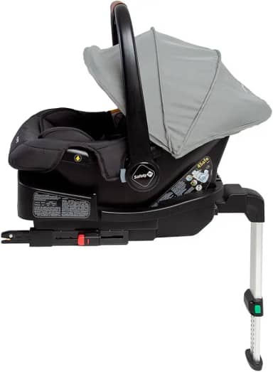Bebê Conforto Safety 1st, 4Safe, com base Isofix, Grey Frost