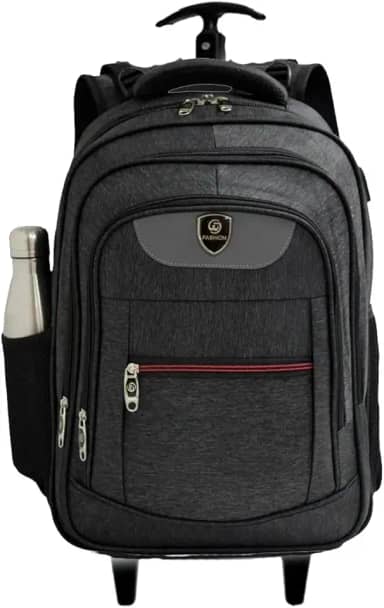 Carrinho Mochila rodinhas Imperme?vel Masculina ou Feminina Executiva,Mochilas Para Notebook ate 16', refor?ada e emborrachada