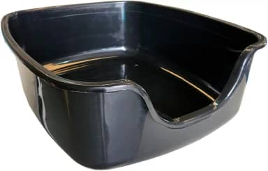 Caixa de Areia para Gatos Bandeja Caixona Big (Preta)