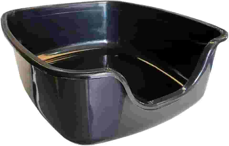 Caixa de Areia para Gatos Bandeja Caixona Big (Preta)