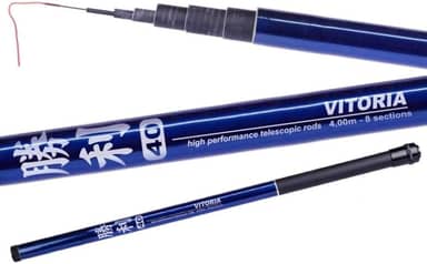 Vara De Pescar Telescópica 4m Vitória 8 Gomos 4008 Marine Sports