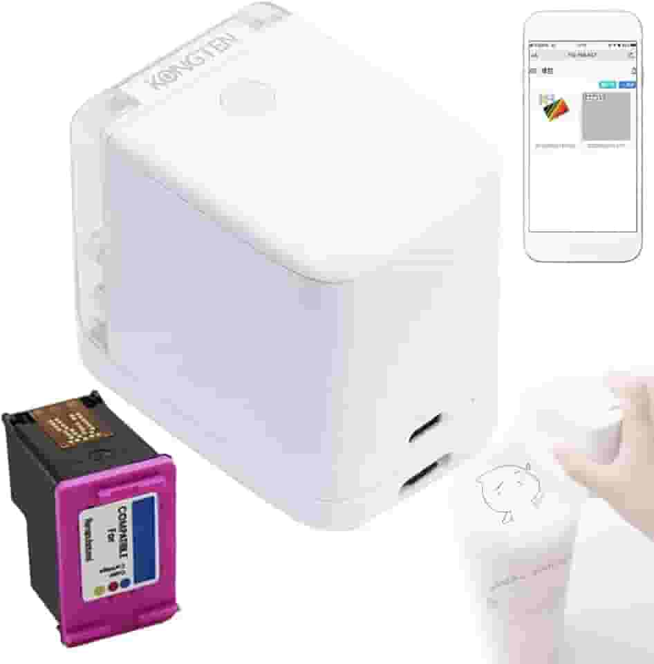 Impressora Portátil De Alimentos A Jato De Tinta, Impressora Comestível Portátil Com Cartucho De Tinta Removível, Controle De App, Personalizar Conteúdo De Impressão, Para Decoração De Bolo