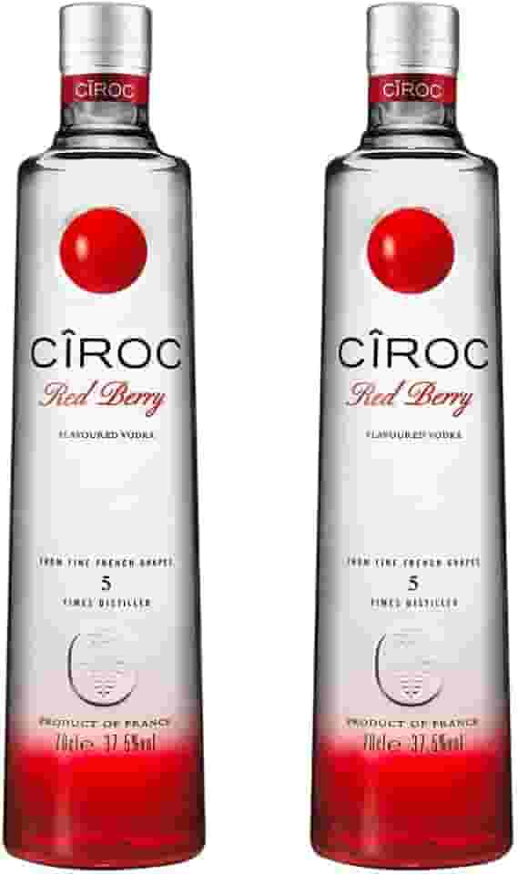 KIT 02 CIROC RED BERRY VODKA FRANCESA 750ML