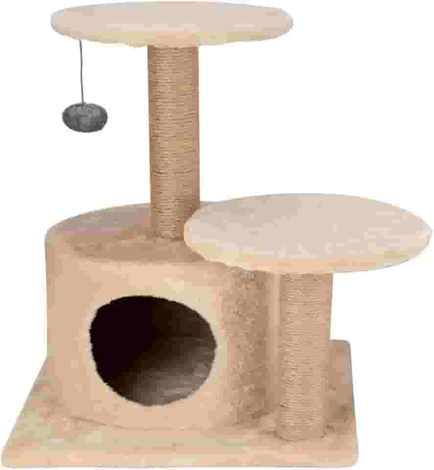 Chalesco Arranhador Torre Dupla Roma para Gatos