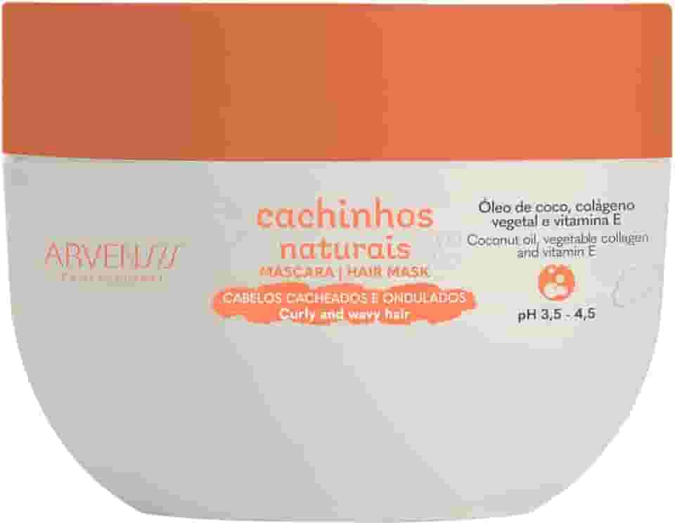 Arvensis – Máscara Capilar Cachinhos Ondulados/Cacheados 250g | Hidratação, Definição, Suavidade, Vegana, Infantil