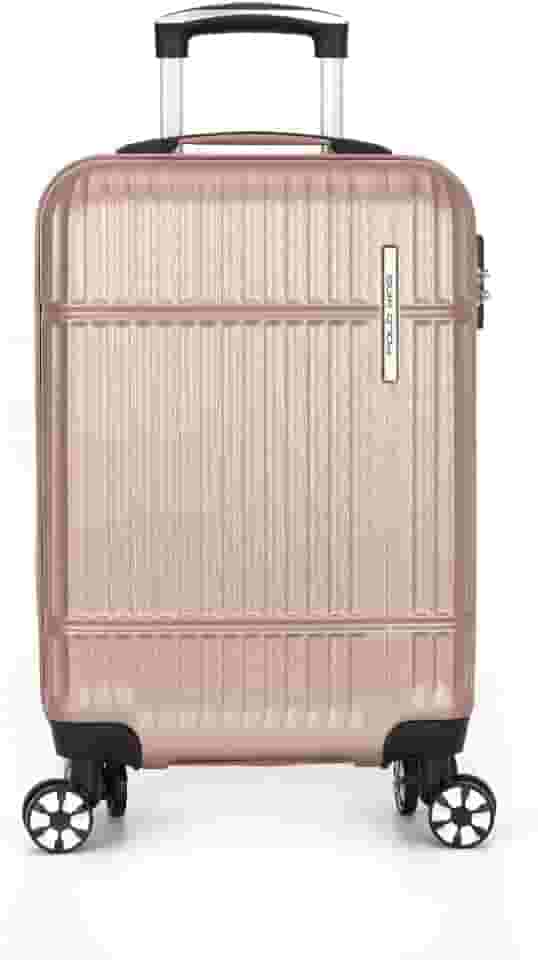 Mala de Viagem de Bordo 10kg Rígida ABS Padrão ANAC - Polo King Luxcel MF10443PK (Rose)