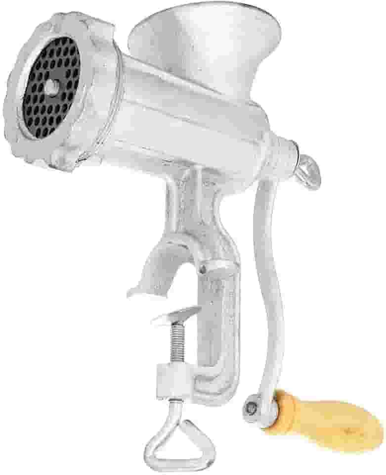 MÁQUINA MOEDOR MANUAL DE CARNE LINGUIÇA 8' FERRO FUNDIDO