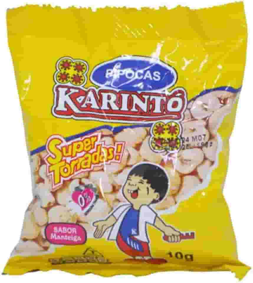 Pipoca Super Torradas Sabor Manteiga 10gr Karintó (20 unidades)