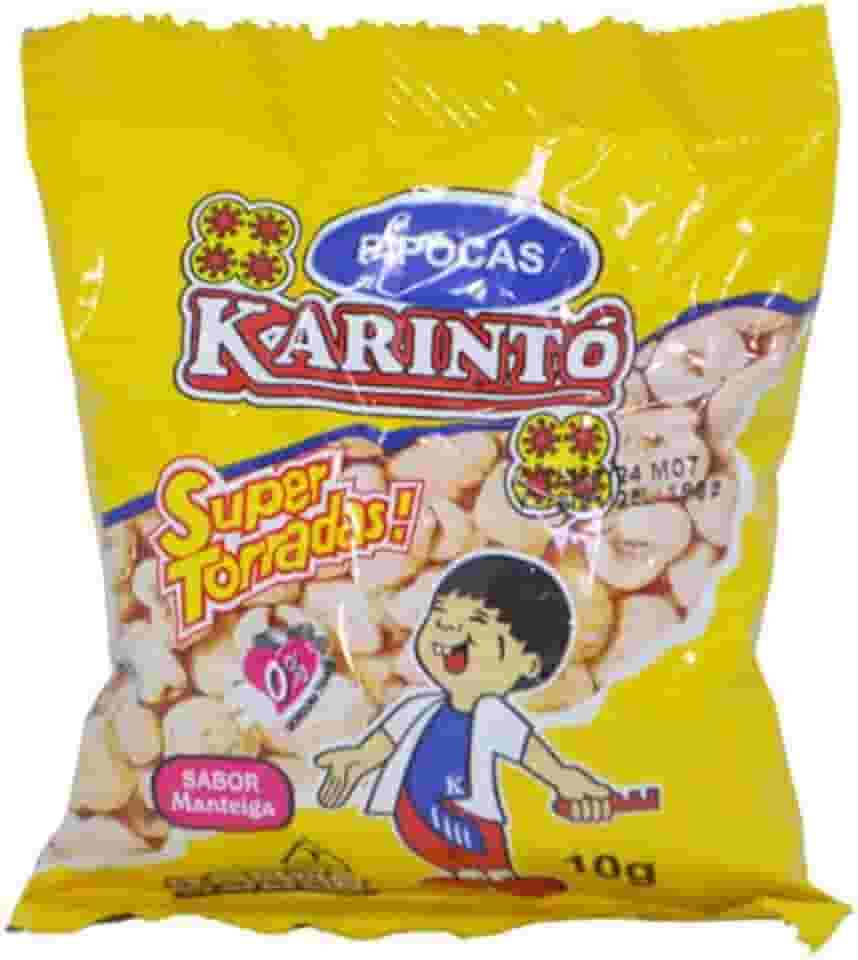 Pipoca Super Torradas Sabor Manteiga 10gr Karintó (20 unidades)