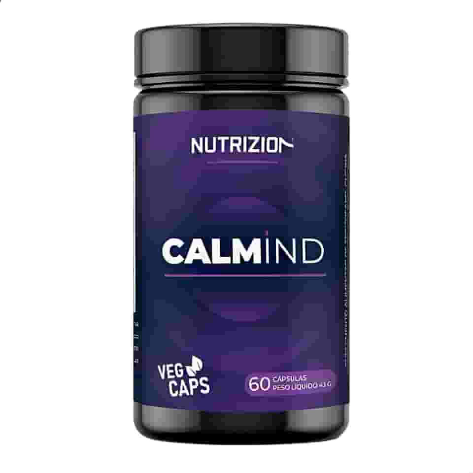 Calmind Suplemento L-triptofano Glicina Magnésio Vitaminas do Complexo B 60 cápsulas
