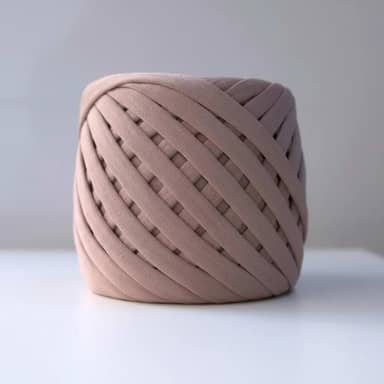 Fio de Malha Dalia Premium 500g – Espessura 33mm, Anti-Pilling, para Crochê, Tricô e Bolsas Artesanais (8012-Caramelo)