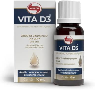 Vitafor - Vita D3 Líquida 2000 UI/gota - 10ml