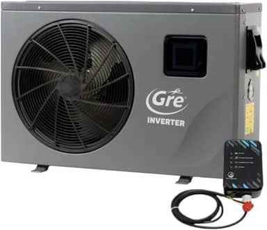 Bomba Trocador De Calor GRE14 Inverter 45.000 Btus Aquecimento Piscinas Até 69.000 Litros