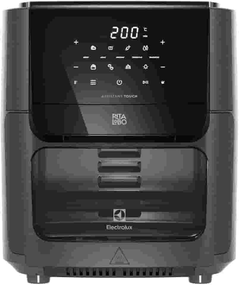 Electrolux Air Fryer Oven Electrolux por Rita Lobo 12L Digital Grafite Experience 1700W (EAF85) 220V