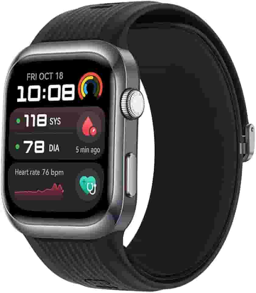 Smartwatch, HUAWEI Watch D2, Monitoramento da Pressão Arterial, Design Leve e Fino, Gerenciamento Completo de Saúde, Compatível com iOS e Android, Sistema GPS integrado, Preto