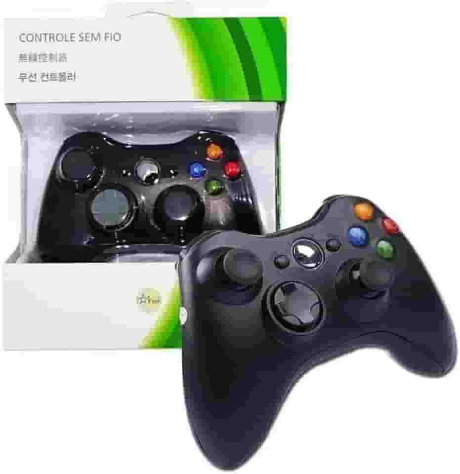 Controle X Box 360 Sem Fio+bateria Recarregável
