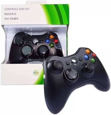 Controle X Box 360 Sem Fio+bateria Recarregável