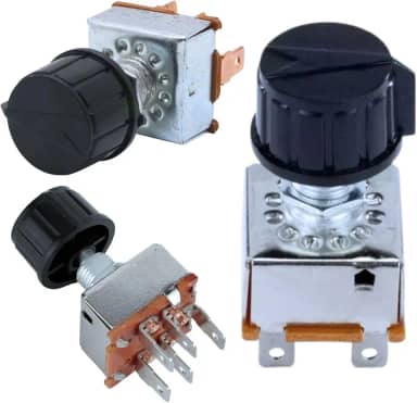 Botão Do Ar Condicionado Chave Reostato Universal Com 3 Velocidades