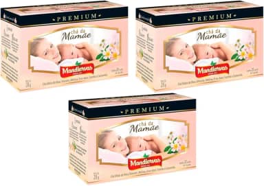 Kit Chá da Mamãe Misto Premium 60 Sachês Mandiervas