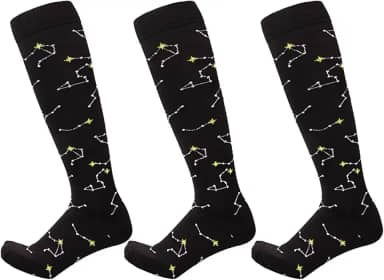 J COLOUR Meias de compressão Altas De Compressão Para Aliviar A Dor E A Fadiga