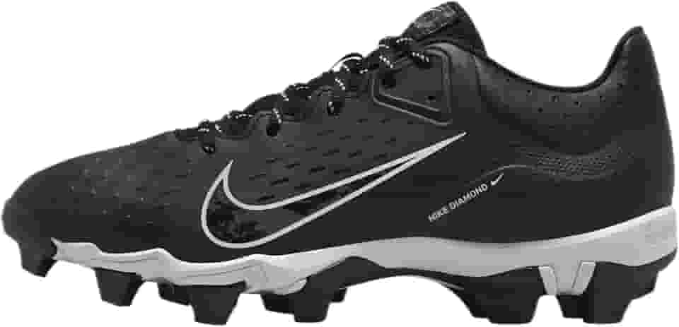 Chuteira feminina Hyperdiamond 4 Keystone (FZ0920-001, preto/platina pura/cinza ferro)