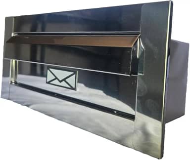 Caixa de Correio Inox Preta, Branca e Cromada – Estilo e Resistência! (Cromado)