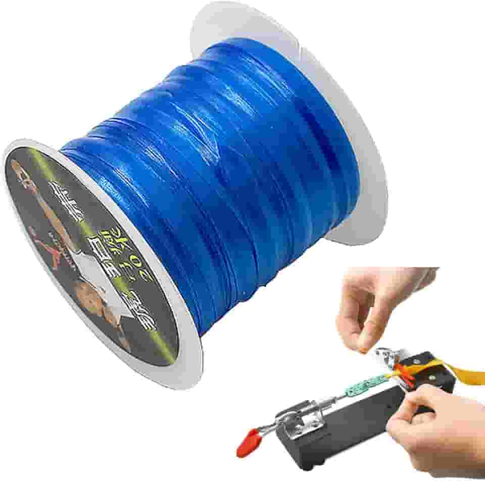 Piaoyu Tira de borracha 1 rolo 20 m estilingue tira de borracha amarrada linha de encadernação caça catapulta fio fio elástico acessórios de tiro