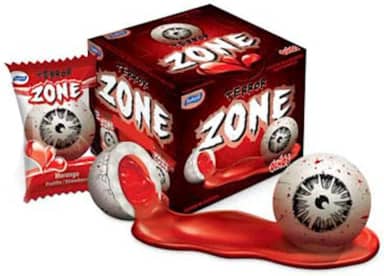 Chiclete Terror Zone Olhos 320g com 40 Unidades - Sukest