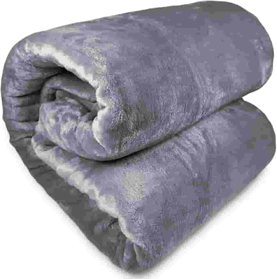 Cobertor Queen Corttex Lumini Super Soft Alta Gramatura 300g Manta Microfibra Poliéster Toque Seda - Coberta Colcha (Cinza Grafite)