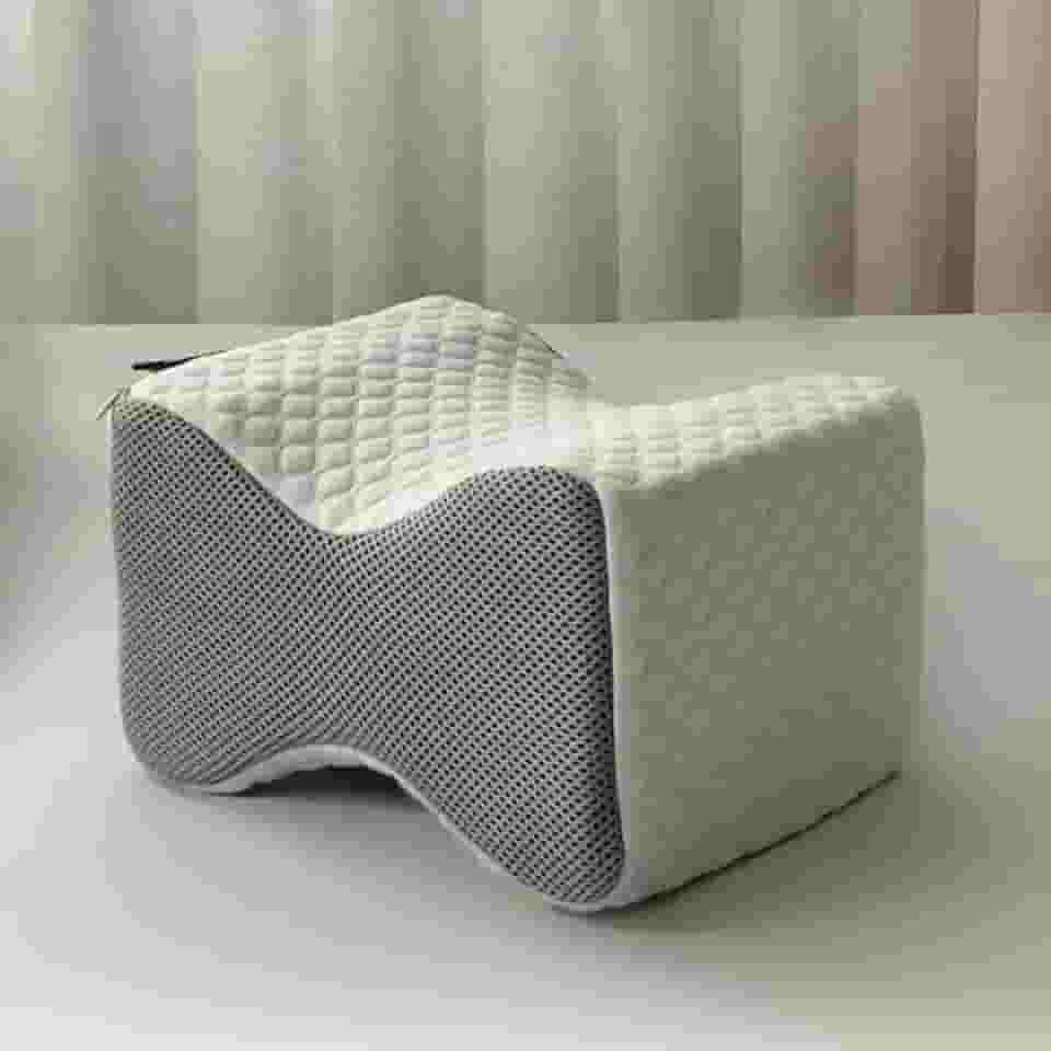 Travesseiro de Joelho - Coluna Relax® - Tecnologia NASA com Espuma Premium e Formato Ergonômico