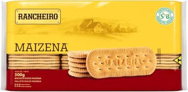 Biscoito Maizena Rancheiro 300g – Tradicional, Crocante e Vegano