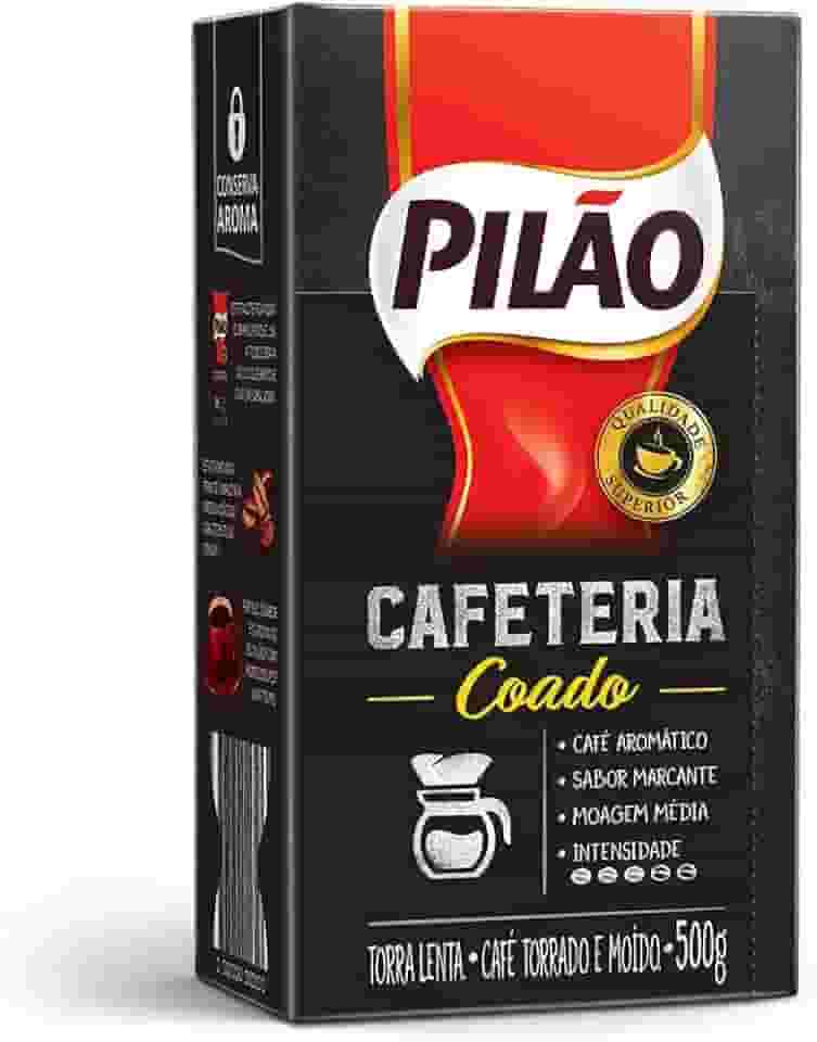Café Pilão Torrado e Moído Cafeteria Coado Vácuo 500g