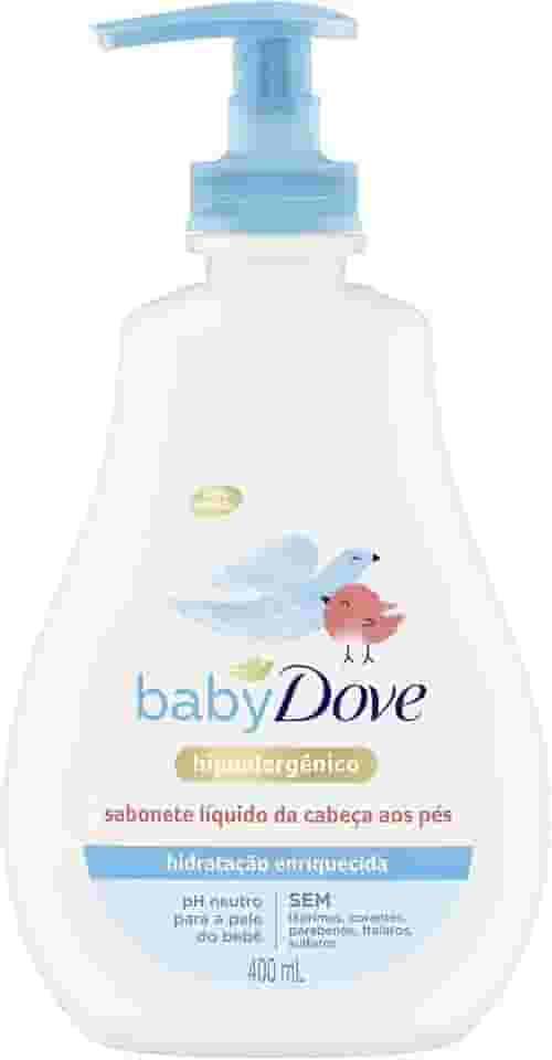 Baby Dove Sabonete Líquido Da Cabeça Aos Pés Hidratação Enriquecida 400Ml